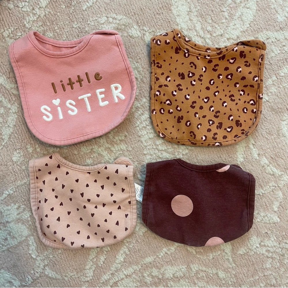 Baby Girl Bibs